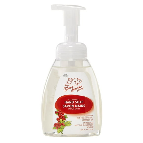 Green Beaver Savon Moussant Pour Les Mains 100% naturel - Canneberge