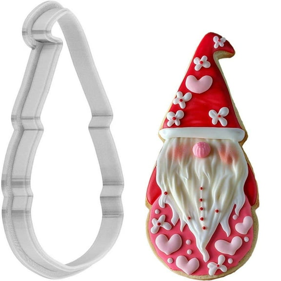 Valentines Day Gnome Cookie Cutter 4 Inch Made in USA by WONDERTORY