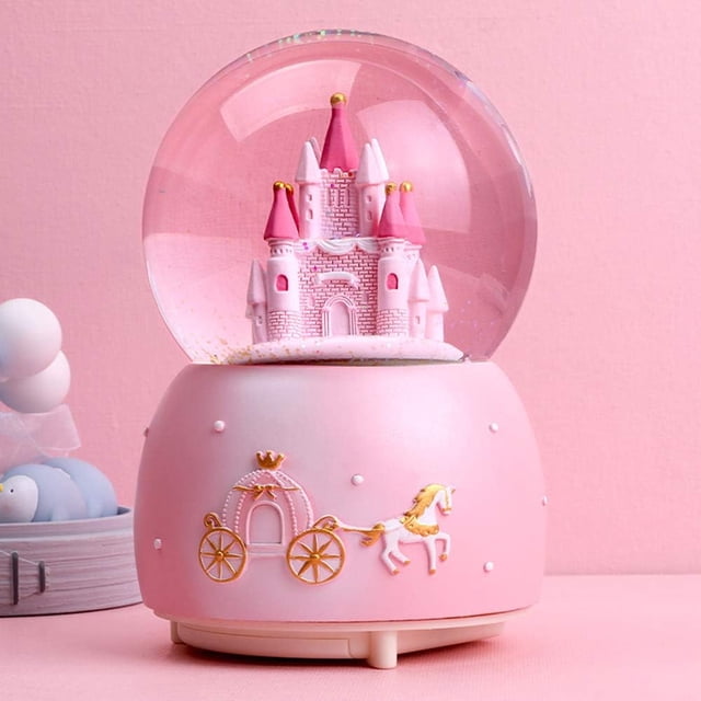 Fairy Tale Snow Globe, Multifunctional With Multiple Music Playback, Enchanting Color Changing Lights, Automatic Snowfall, High-Quality Resin And Solid Glass, Romantic Atmosphere For Perfect Gift