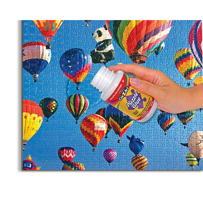 Puzzle Glue by Jigsaw Puzzle Factory 10 OZ Dries Clear Built in