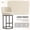 Beige + Linen, variant on Linen Fabric Counter Height Bar Stools Set of 2, Modern Barrel Accent Stools with Backrest for Kitchen Island, Beige