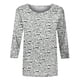 thumbnail image 5 of Xuyuer 3/4 Sleeve Round Neck Top - Women's Versatile 3/4 Sleeve Casual Shirt for Layered Spring Outfits, Transitional Season Styling & Effortless Daily Wardrobe Essential, 5 of 8