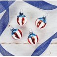 thumbnail image 4 of Current Americana Patriotic Glass Ornaments, Set of 12 Glass Decorations, 4 of 4