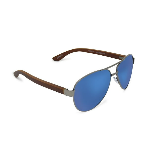 Panama Jack Premium Polarized Aviator Mirror Sunglasses