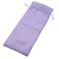 thumbnail image 3 of Juego de 12 fundas decorativas con cordón para champán, para guardar y regalar con elegancia, bolsas de vino de lino violeta claro, 3 of 8
