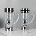 thumbnail image 4 of Coofit Mixer Bottle Electric Portable: 13oz Protein Shaker Blender Self Stirring Bottle, 4 of 8