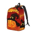 thumbnail image 2 of Balery Halloween Pumpkin Vintage Canvas Backpack for Men and Women - Large Capacity, Durable Travel Laptop Bag for School, Work, Hiking, and Outdoor Activities, 2 of 7