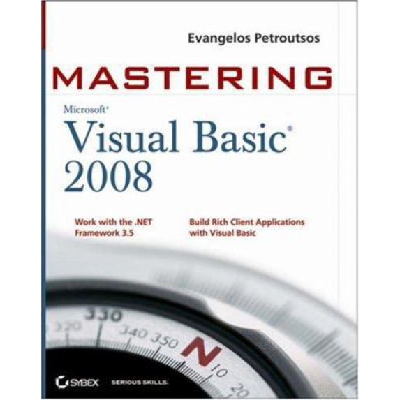 Pre-Owned Mastering Microsoft Visual Basic 2008 (Paperback) 0470187425 9780470187425