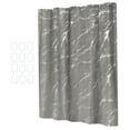thumbnail image 2 of Cortina de ducha con 12 ganchos, 180 x 180 cm, para baño de hotel Gris, 2 of 8