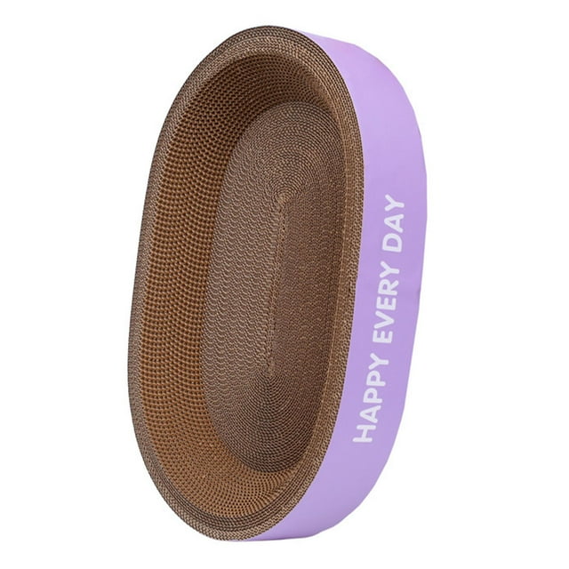 Tablero rascador de cartón para gatos jinwen bandeja para rascar 55cmx38cmx9cm