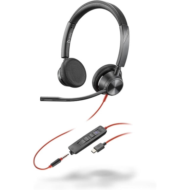 Auriculares Poly Blackwire C3325-M Estéreo USB-C/A y equipos de 3,5 mm