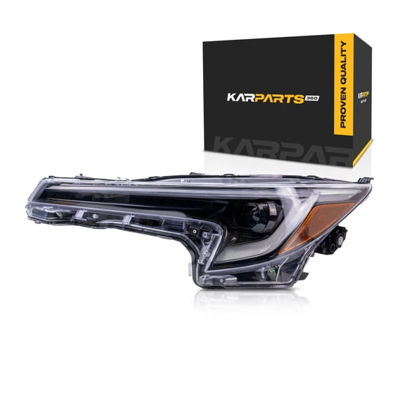 KarParts360 For Toyota Corolla 2023 2024 Headlight Driver Side | With Bulbs | LED | With LED Daytime Running Light | With Projector | LE Model | Replacement For TO2502327 | 8115002U60