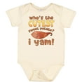 thumbnail image 3 of Inktastic Who's the Cutest Sweet Potato? I Yam Funny Thanksgiving Boys or Girls Baby Bodysuit, 3 of 5
