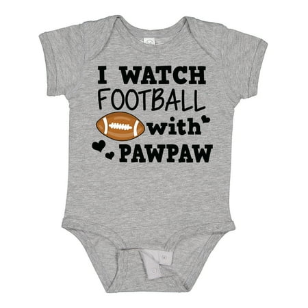 

Inktastic I Watch Football with My Pawpaw Gift Baby Boy Bodysuit
