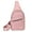 Pink, variant on MUSOIE Crossbody Small Sling Backpack Sling Bag for Women Chest Bag Daypack for Travel Sport Running