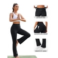 thumbnail image 5 of Rosvigor Womens Micro Flare Yoga Pants High Waisted Bootcut Leggings No Front Seam Buttery Soft Leggings for Workout Gym Casual, 5 of 8