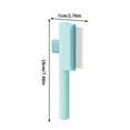 thumbnail image 4 of Meitianfacai 1PC Self-Cleaning Pet Comb for Cats and Dogs, Detangling Brush with One-Button Hair Removal, Dense Teeth Gentle Grooming Tool for All Hair Types（Blue）, 4 of 7