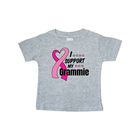 

Inktastic Breast Cancer Awareness I Support My Grammie Pink Ribbon Gift Baby Boy or Baby Girl T-Shirt