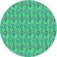 thumbnail image 1 of Ahgly Company Indoor Round Patterned Medium Spring Green Area Rugs, 6' Round, 1 of 6