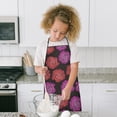 thumbnail image 4 of Pioneer Flower Floral Print Pattern Kids Aprons for Girls and Boys,Adjustable Neck Strap Toddler Aprons for Kids Cooking Baking, 4 of 7