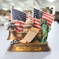thumbnail image 3 of XINGAG Patriotic Tabletop Decorations, 250th Anniversary 1776–2026 4th of July Table Decorations Red White Blue Table Centerpieces American Flag Sign for Office Tiered Tray Home Shelf Party, 3 of 9
