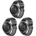 thumbnail image 1 of KOMI 3 Pack 22mm Watch Straps for Men Watch 22mm Compatible with Samsung Galaxy Watch 46mm SM-R800 R800 Galaxy Watch 3 45mm R840 Gear S3 Classic and Frontier, 1 of 5