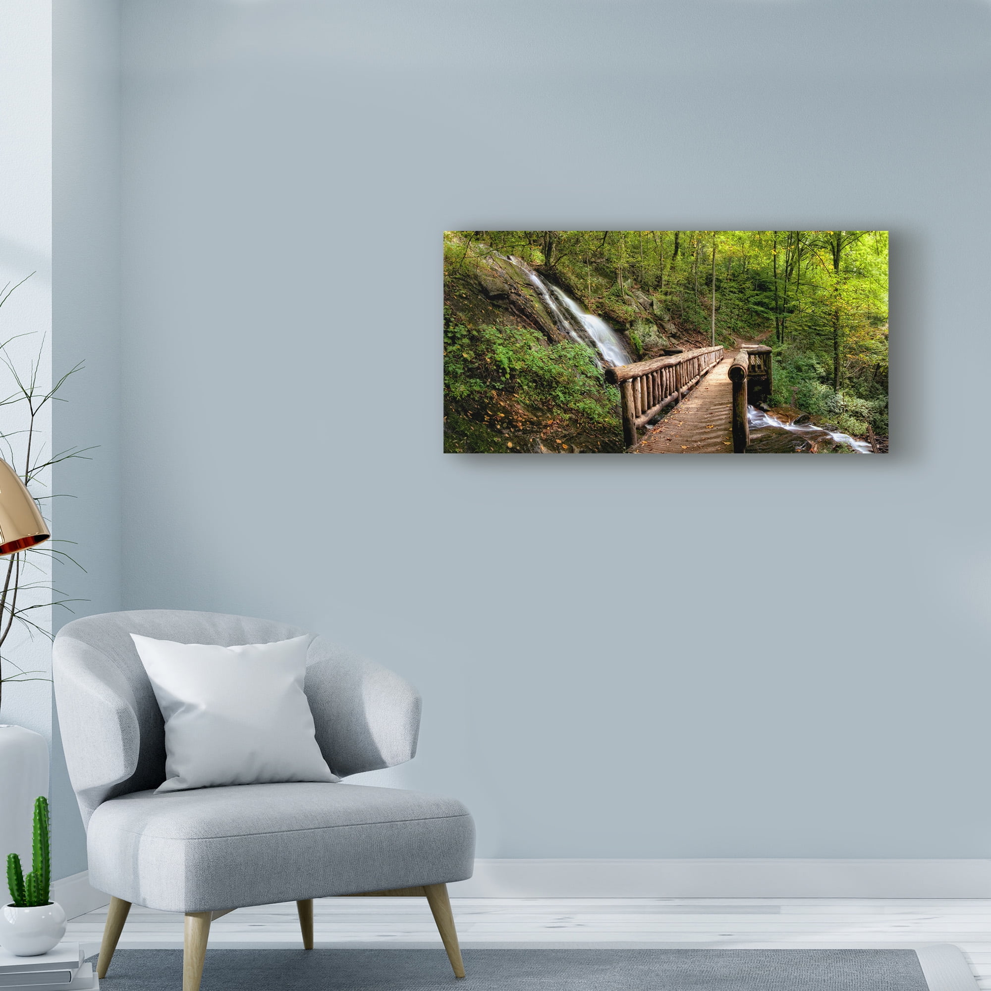 Trademark Fine Art 'Falls Panorama' Canvas Art by Danny Head