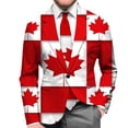 thumbnail image 4 of WILLBEST Men's Casual Suit Jacket with Canadian Maple Lightweight Comfortable Stylish for Spring Summer Fall Daily Wear L m-Red, 4 of 5
