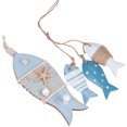 thumbnail image 2 of 2PCS Wooden Fish Hanging Ornament Creative Fish Pendant for Home Store, 2 of 8