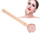 thumbnail image 1 of Rodillo De Masaje De Cuarzo Rosa, Mango Liso Rodillo Facial De Cuarzo Rosa, Diseño De Doble Cabeza Seguro Para La Piel Forma Curvada Duradera Al Aire Libre Para Viajes En La ANGGREK Oro, 1 of 8