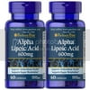 Puritan's Pride Alpha Lipoic Acid 600 mg 60 Capsules (2 PACK)