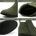 thumbnail image 6 of HARVEST LAND Women Chelsea Boots Comfortable Ankle Flat Booties for Ladies Fall Winter, 6 of 8