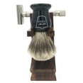 thumbnail image 3 of Support de Rasage en Bois Style Mission pour Razor et Brosse - Finition Noyer, 3 of 4