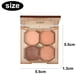 thumbnail image 2 of Paleta de sombras de ojos para maquillaje diario, tonos ultramezclables, mate, brillantes y brillantes., 2 of 6
