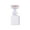 White, variant on Floral Foaming Soap Dispenser Bottle Refillable Hand Wash and Facial Cleanser Container for Elegant Bathroom