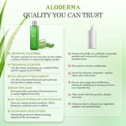Aloderma Pure Organic Aloe Vera Hydrating Toner for Face Made with 99.8% Organic Aloe Vera, Skin Toner for Oily & Combination Skin, Moisturizing Toner, Soothing Aloe Vera, Improves Skin Texture