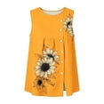 thumbnail image 2 of Cilsoka Womens Floral Tank Tops Crewneck Sleeveless Shirts Casual Summer Loose fit Top, Fashion Clothing for Women, 2 of 5