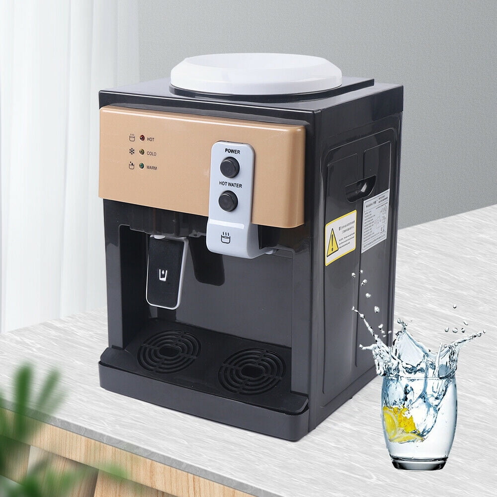 Wuzstar Top Loading Electric Hot/Cold Water Dispenser Cooler Countertop Water Cooler 5 Gallon for Home Office Use