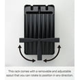 thumbnail image 5 of Yamazaki Home Dish Rack, Black, ABS Plastic, 1.25 gallon, 4.5 liters, Supports 11 pounds, Built-in Utensil Holder, Draining Spout, Handles, No Assembly, 5 of 7