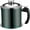 Green, variant on Bacon Grease Container with Strainer, 1.3L, Stainless Steel, Heat-Resistant Handle, Red