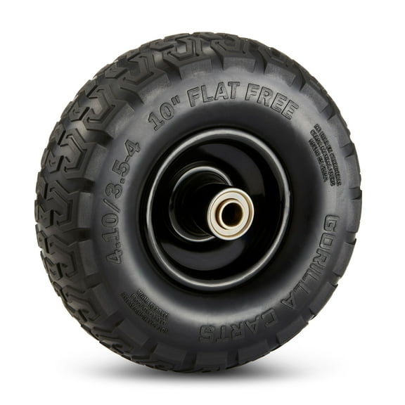Gorilla Carts 10 Inch No-Flat Replacement Tire for Utility Wagons, Hand Trucks and More