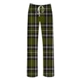 thumbnail image 5 of BUIGTTKLOP Mens and Womens Pajama Pants Unisex Plaid Stretch Comfy Lounge Pants Drawstring Waist Sleep Bottoms with Pockets, 5 of 6