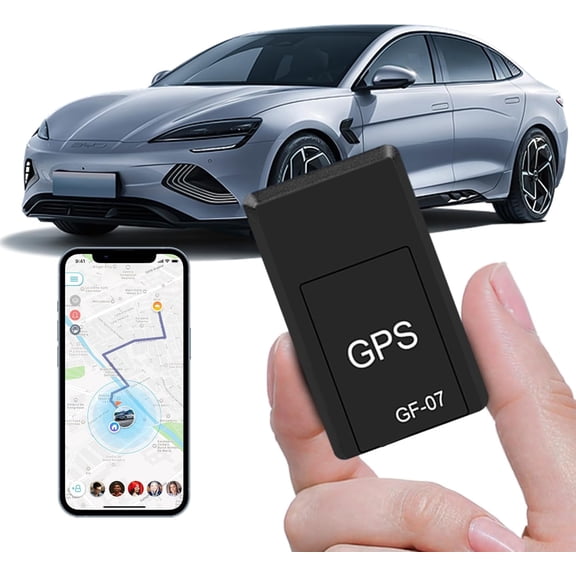 GPS Tracker for Vehicles - Mini Car GPS Tracker Portable Real Time Magnetic GPS Tracking Device,No Subscription Required/No Monthly Fee,Hidden GPS Trackers for Kids,Dogs,Trucks