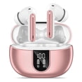 thumbnail image 1 of MoBadeety Auriculares Inalámbricos, Auriculares Bluetooth 5.3, 40 Horas de Tiempo de Reproducción Estéreo de Graves Profundos, Pantalla de Alimentación LED, Auriculares con Cancelación de Ruido de Lla, 1 of 5