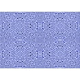 thumbnail image 1 of Ahgly Company Machine Washable Indoor Rectangle Transitional Ocean Blue Area Rugs, 7' x 9', 1 of 7
