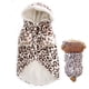 thumbnail image 3 of Abrigo para perro con estampado de leopardo cálido, suave y elegante para otoño e invierno, 3 of 8