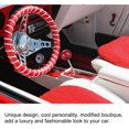 thumbnail image 4 of Red Fiberglass Gear Shift Knob Universal Gear Shift Knobs with 3 Round Ball Gear Shift Adapters, 4 of 4