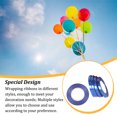 thumbnail image 3 of Billuyoard 100 Piezas Globos Cuerda Cadena Artesanía Curling Ribbon 10m Suministros para fiestas Decoraciones Bolsa de regalo Embalaje 5 mm Ancho Kits de decoración para fiestas Volver a marcar azul, 3 of 6