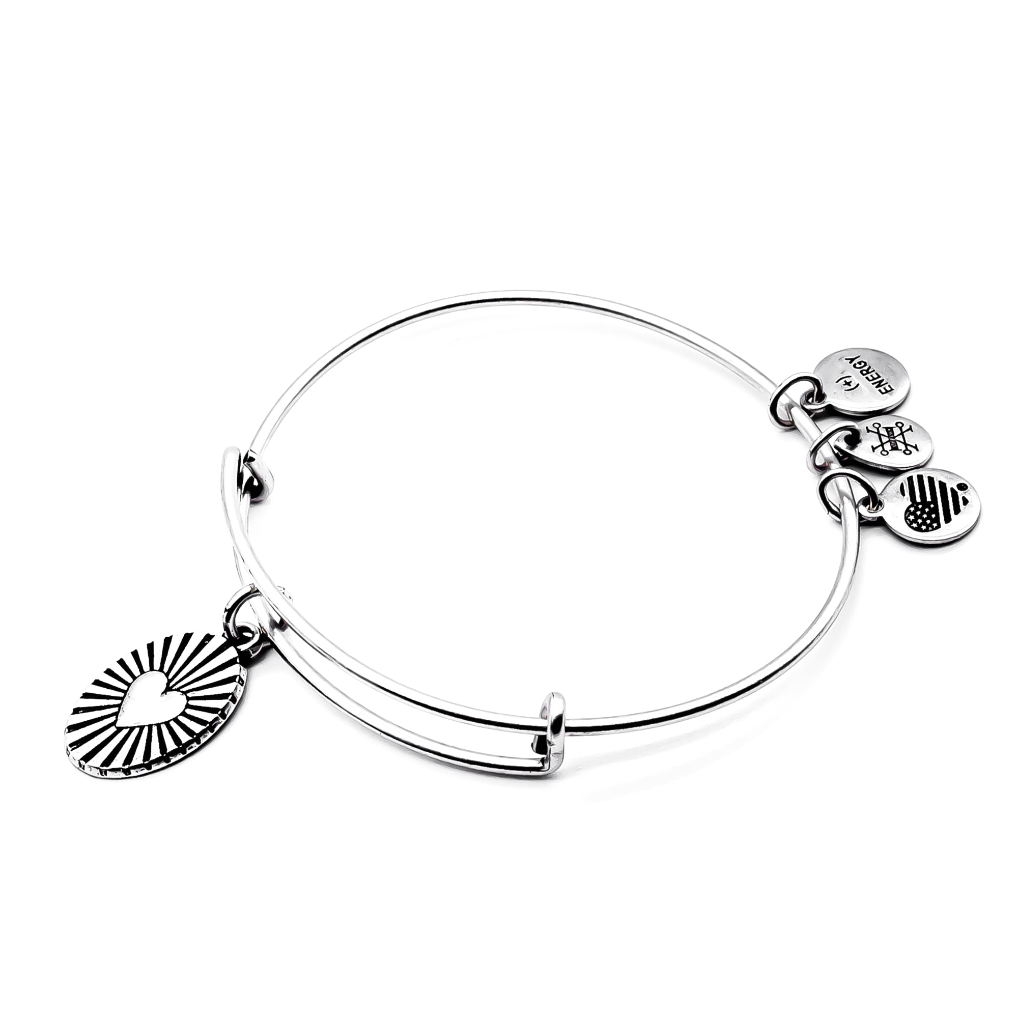 Alex and Ani Womens Path of Symbols Love IV Charm Bangle