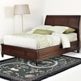 thumbnail image 2 of Pemberly Row Transitional King Size Mahogany Wood Sleigh Bed in Rich Cherry, 2 of 3